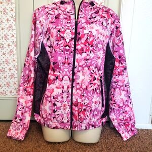 Champion Large Zip Up Hoodie Athletic Jacket